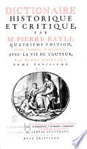 Dictionaire historique et critique