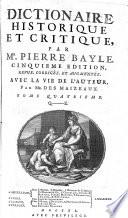 Dictionaire historique et critique