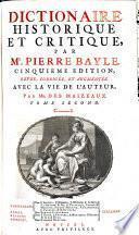 Dictionaire historique et critique