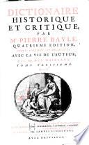 Dictionaire Historique Et Critique