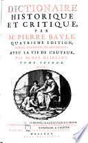 Dictionaire historique et critique