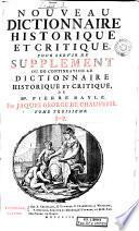 *Dictionaire historique et critique