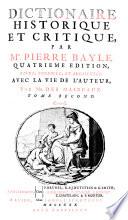 Dictionaire historique et critique