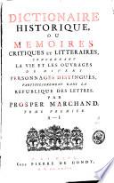 Dictionaire historique