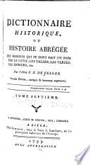 Dictionaire historique; ou, Histoire abregee des hommes qui se sont fait un nom