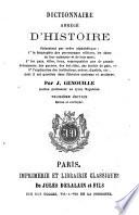 Dictionnaire abre'ge' d'histoire ...