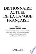 Dictionnaire actuel de la langue française