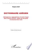 Dictionnaire Adégien