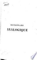 Dictionnaire analogique de la langue française