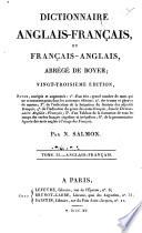 Dictionnaire anglais-français et français-anglais