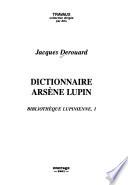 Dictionnaire Arsène Lupin