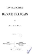 Dictionnaire basque-français