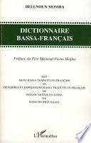 Dictionnaire Bassa-Français