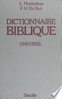 Dictionnaire biblique universel