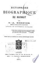 Dictionnaire biographique du Hainaut