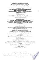 Dictionnaire biographique du mouvement ouvrier français