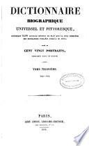 Dictionnaire biographique universel et pittoresque