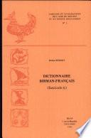 Dictionnaire birman-français