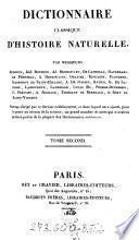 Dictionnaire classique d'histoire naturelle