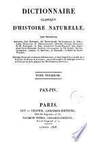 Dictionnaire classique d'histoire naturelle