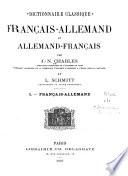 Dictionnaire classique français-allemand et allemand-français