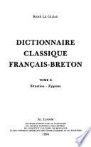 Dictionnaire classique français-breton