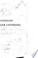 Dictionnaire classique universel français