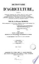 Dictionnaire d'agriculture, publ. par l'abbé Migne