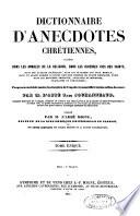 Dictionnaire d'anecdotes chrétiennes