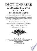 Dictionnaire d'architecture civile