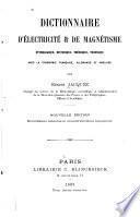 Dictionnaire d'électricité et de magnétisme