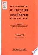 Dictionnaire d'histoire et de géographie ecclésiastiques: Jonopolis-Kilber