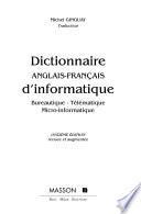 Dictionnaire D'informatique Anglais-français