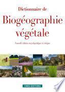 Dictionnaire de biogéographie végétale (NE)