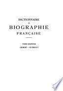 Dictionnaire de biographie française