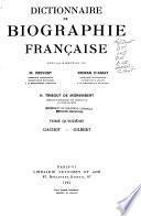 Dictionnaire de biographie française