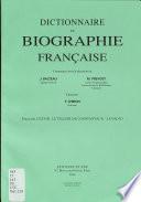 Dictionnaire de biographie française