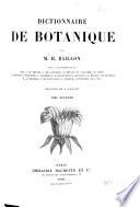 Dictionnaire de botanique