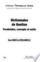Dictionnaire de gestion