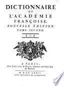 Dictionnaire de l'Académie françoise