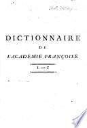 Dictionnaire de l'Académie françoise