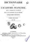 Dictionnaire de l'Académie francoise
