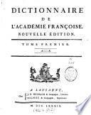 Dictionnaire de l'Académie françoise