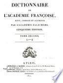 Dictionnaire de l'Académie françoise