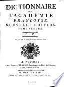 Dictionnaire de l'Académie Françoise