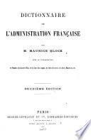 Dictionnaire de l'administration française