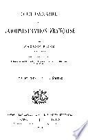Dictionnaire de l'administration française