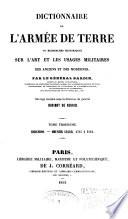 Dictionnaire de l'armée de terre