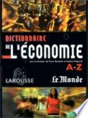 Dictionnaire de l'économie