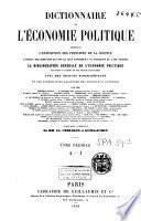 Dictionnaire de l'économie politique